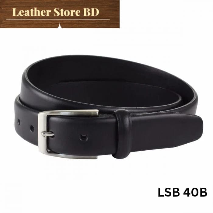 Men’s Premium Italian Calfskin Leather Belt – Brown, 30mm, Double Buckle
