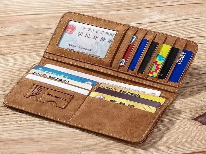 Genuine Leather Clutch Wallet for Men – Slim & Lightweight